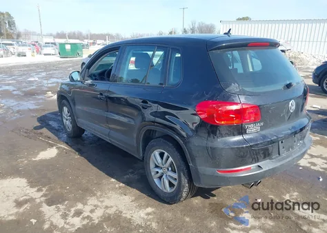 2012 Volkswagen Tiguan S z USA, uszkodzony, nr VIN WVGAV7AX3CW590914